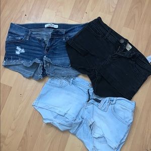 hollister low rise shorts